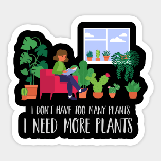 Plant Addict Sticker